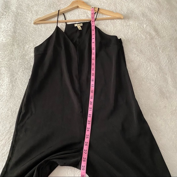 UO Silence and Noise Black Wide Cropped Leg Jumpsuit - Picture 4 of 12